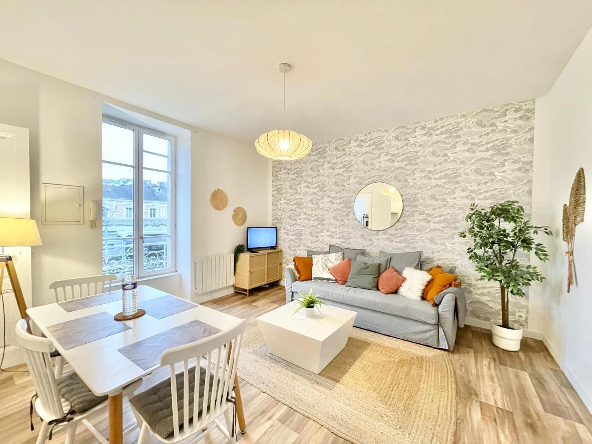 La Passerelle 1D - Quartier Gare - Wifi Quimper Ngoại thất bức ảnh