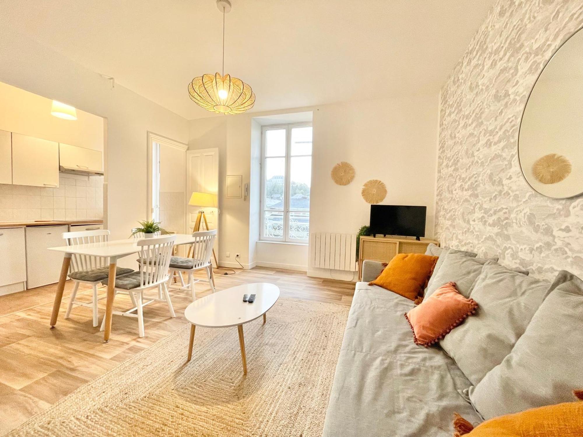 La Passerelle 1D - Quartier Gare - Wifi Quimper Ngoại thất bức ảnh